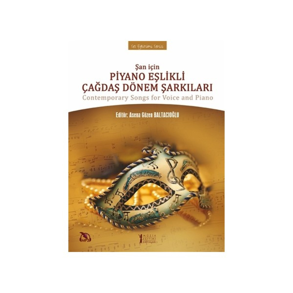 Şan İçin Piyano Eşlikli Çağdaş Dönem Şarkıları Müzik Fiyatı