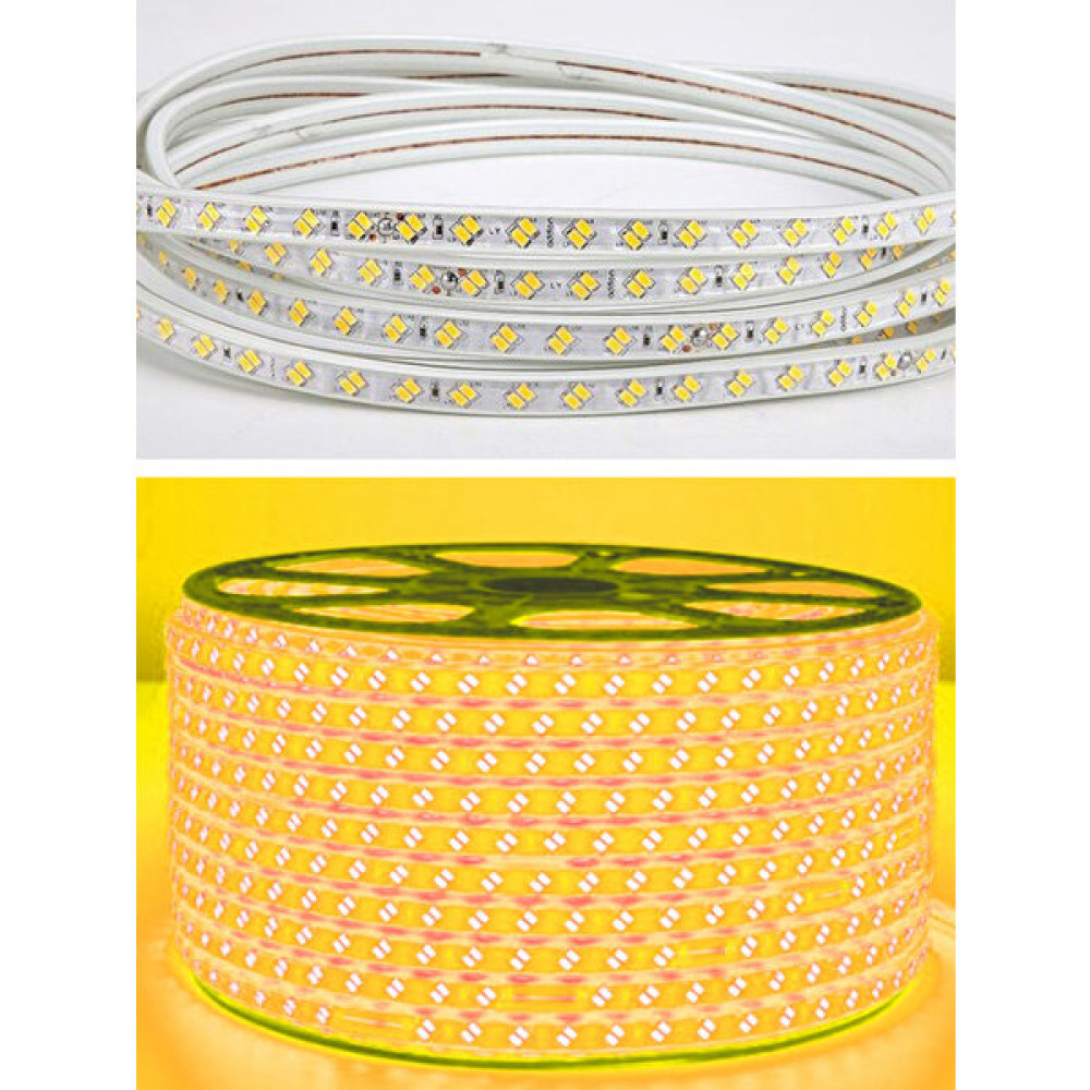 Şan Led Çift Sıra Esnek Hortum Şerit LED Gün Işığı Rengi + 220V FIŞ/1,2,3,4,5,10,15,20,25,50,100 Metre - 3 m Led Aydınlatmalar Fiyatı