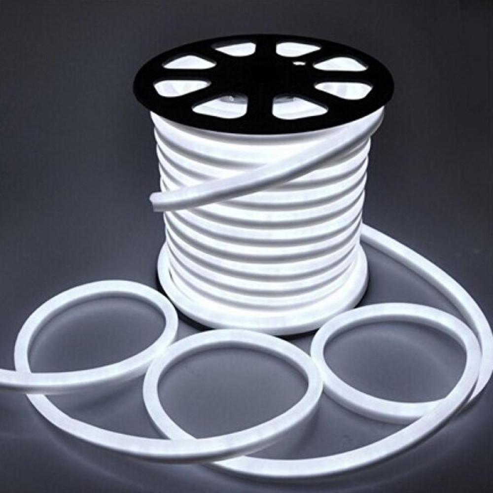 Şan Led Neon Esnek Hortum Şerit LED Beyaz Işık Rengi + 220V Fiş 2,3,4,5,10,15,20,25,50,100 Metre - 10 m Led Aydınlatmalar Fiyatı