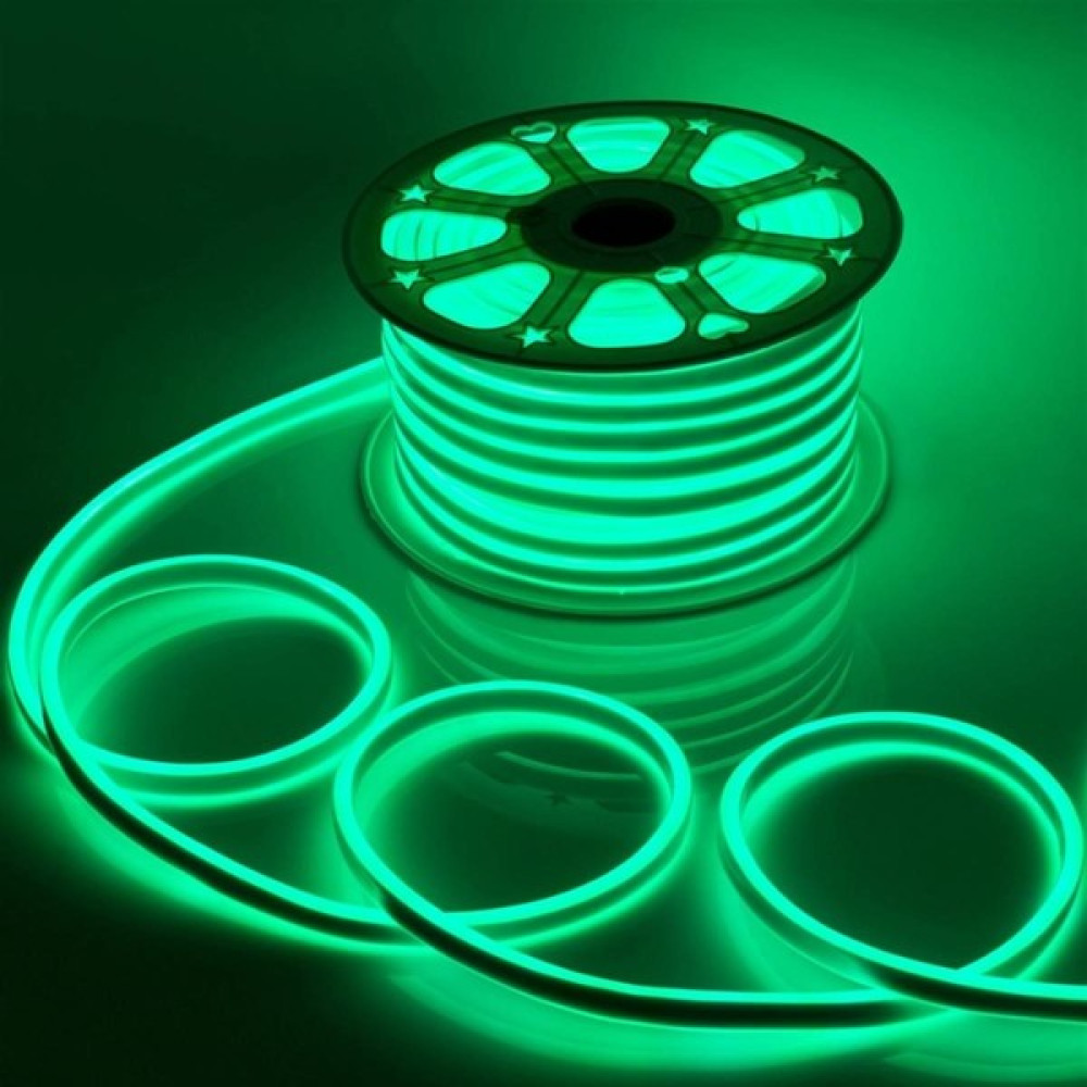 Şan Led Neon Esnek Hortum Şerit LED Yeşil Rengi + 220V Fiş 2,3,4,5,10,15,20,25,50,100 Metre - 10 m Led Aydınlatmalar Fiyatı