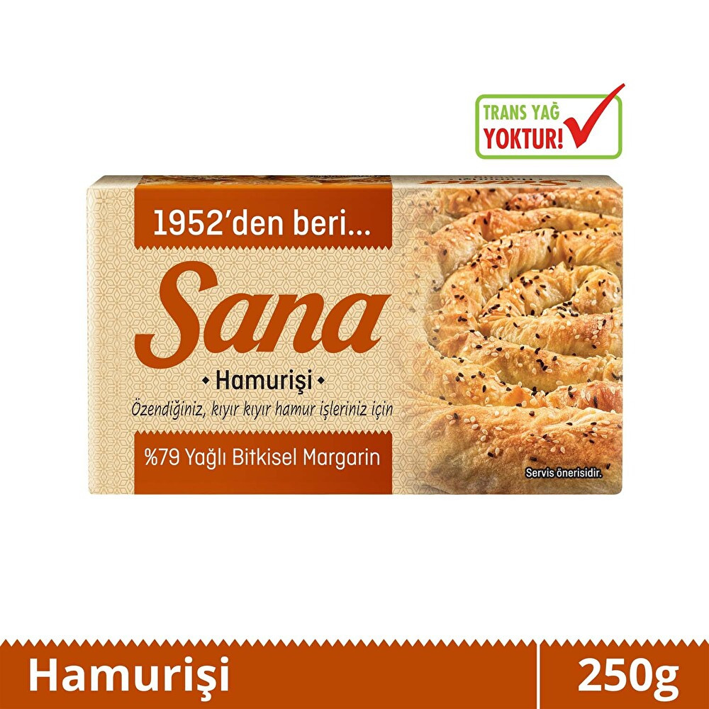Sana Hamurişi Paket Margarin 250 G Tereyağ ve Margarin Fiyatı
