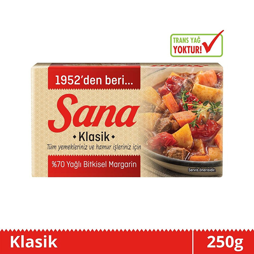Sana Klasik Paket Margarin 250 G Tereyağ ve Margarin Fiyatı