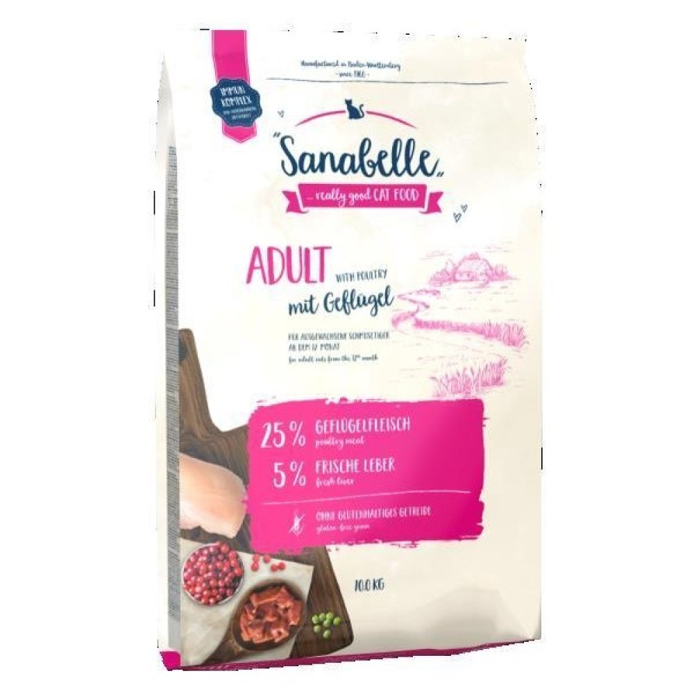 Sanabelle Adult Kümes Hayvanlı Yetişkin Kedi Maması 10 kg Evcil Hayvan Ürünleri Fiyatı