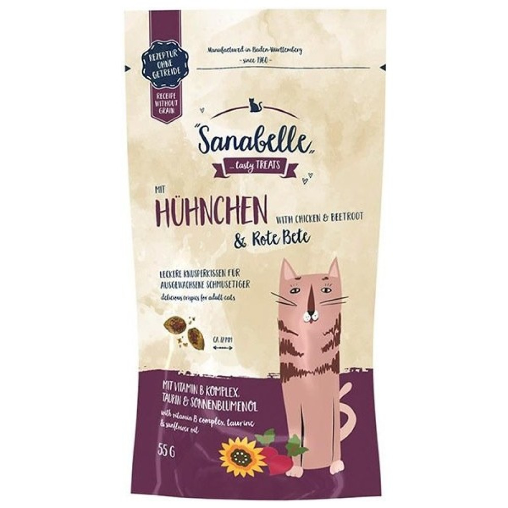 Sanabelle Crispies Tavuk ve Pancarlı Kedi Ödül Maması 55 gr Evcil Hayvan Ürünleri Fiyatı