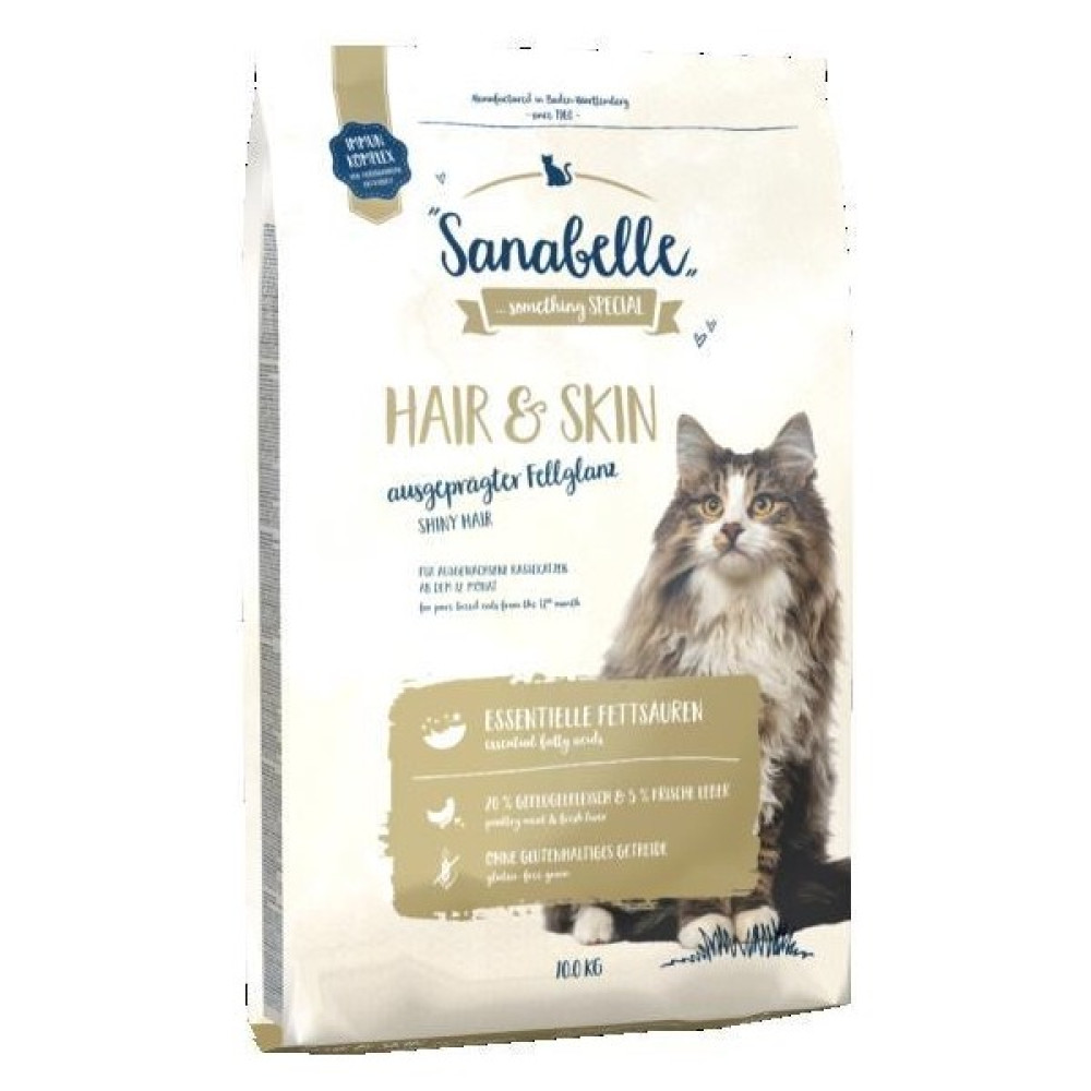 Sanabelle Hair Skin Glutensiz Tahılsız Tüy ve Deri Sağlığı Kedi Maması 10 kg Evcil Hayvan Ürünleri Fiyatı