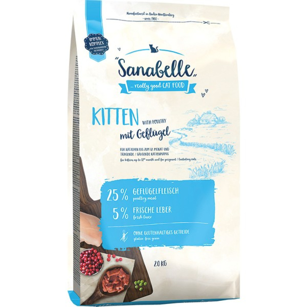 Sanabelle Kitten Tahılsız Yavru Kedi Maması 2 Kg Evcil Hayvan Ürünleri Fiyatı
