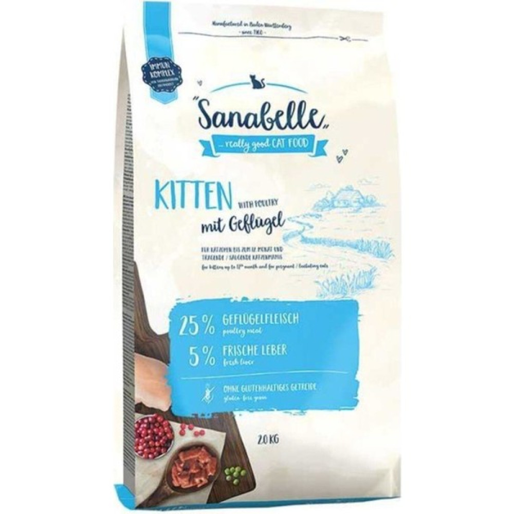Sanabelle Kitten Yavru Tahılsız Kedi Maması 2 kg Evcil Hayvan Ürünleri Fiyatı