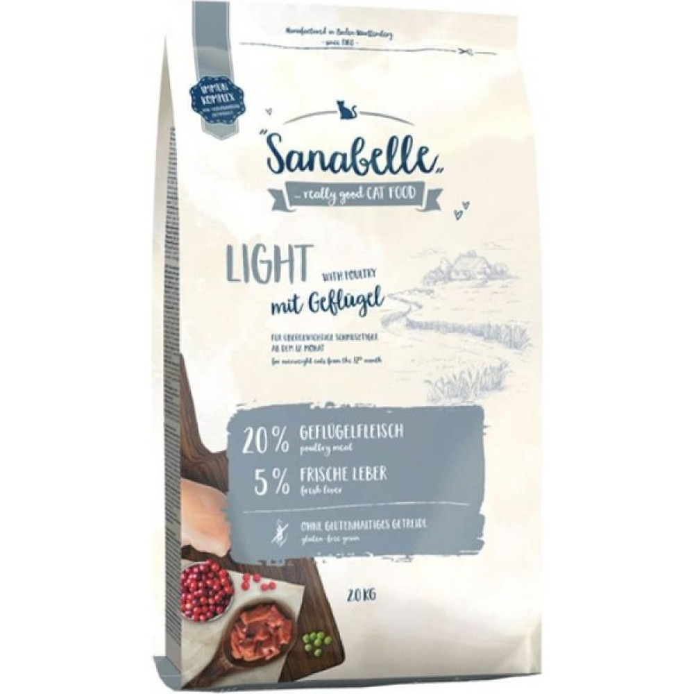 Sanabelle Light Kümes Hayvanlı Kedi Maması 2 Kg Evcil Hayvan Ürünleri Fiyatı