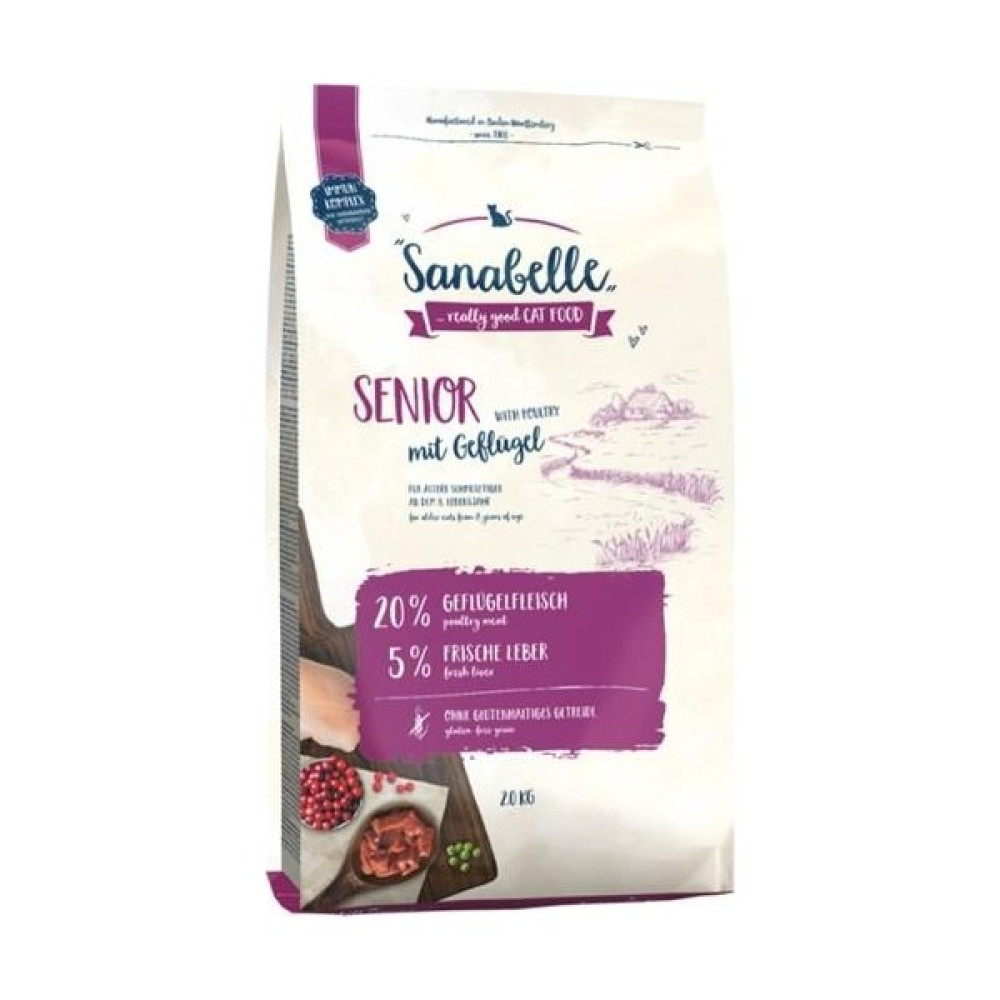 Sanabelle Senior Yaşlı Kedi Maması Kümes Hayvanlı 2 Kg Evcil Hayvan Ürünleri Fiyatı