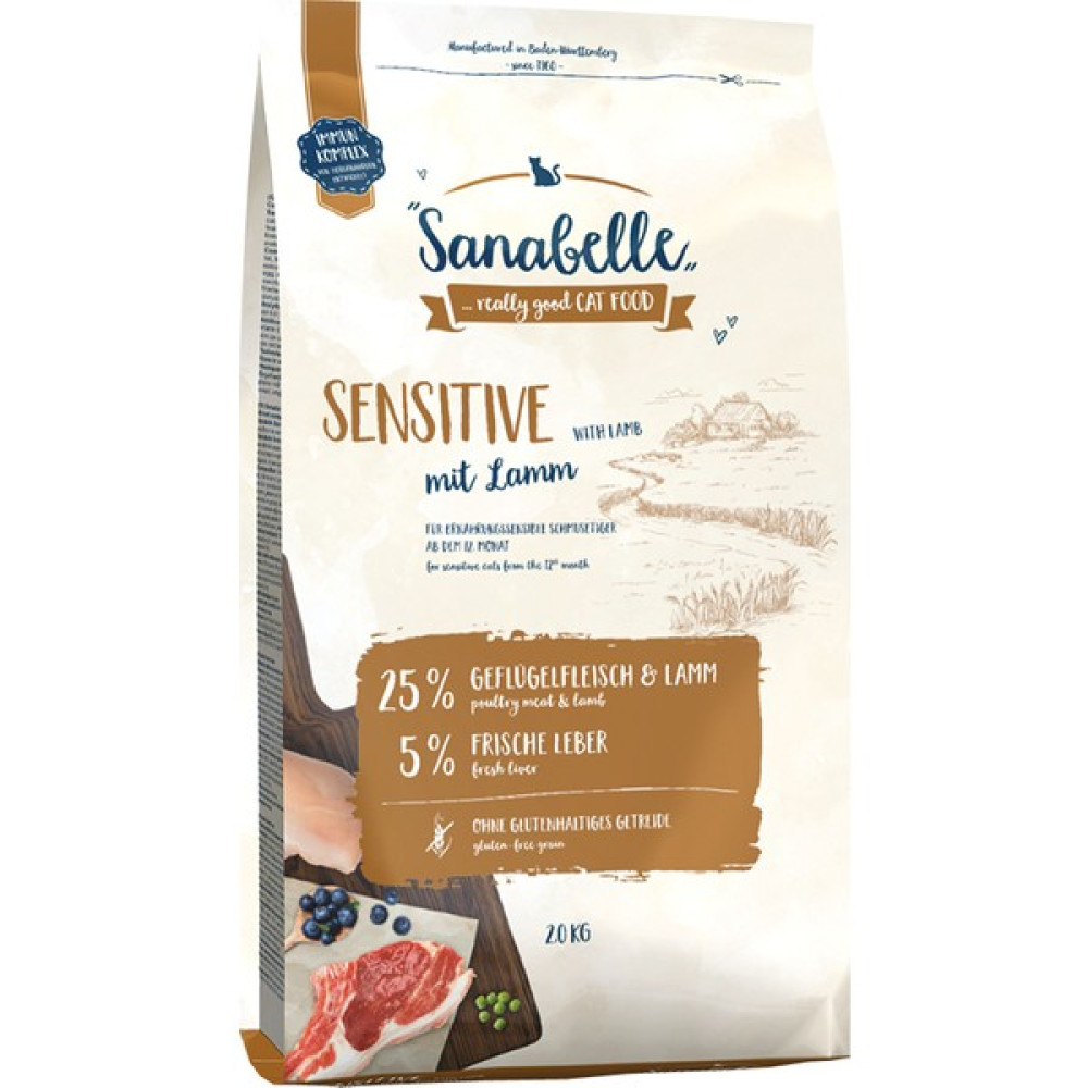 Sanabelle Sensitive Kuzu Etli Hassas Kedi Maması 2 kg Evcil Hayvan Ürünleri Fiyatı