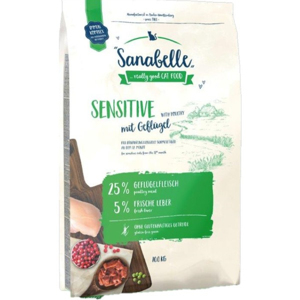 Sanabelle Sensitive With Fresh Poultry 10 Kg Evcil Hayvan Ürünleri Fiyatı