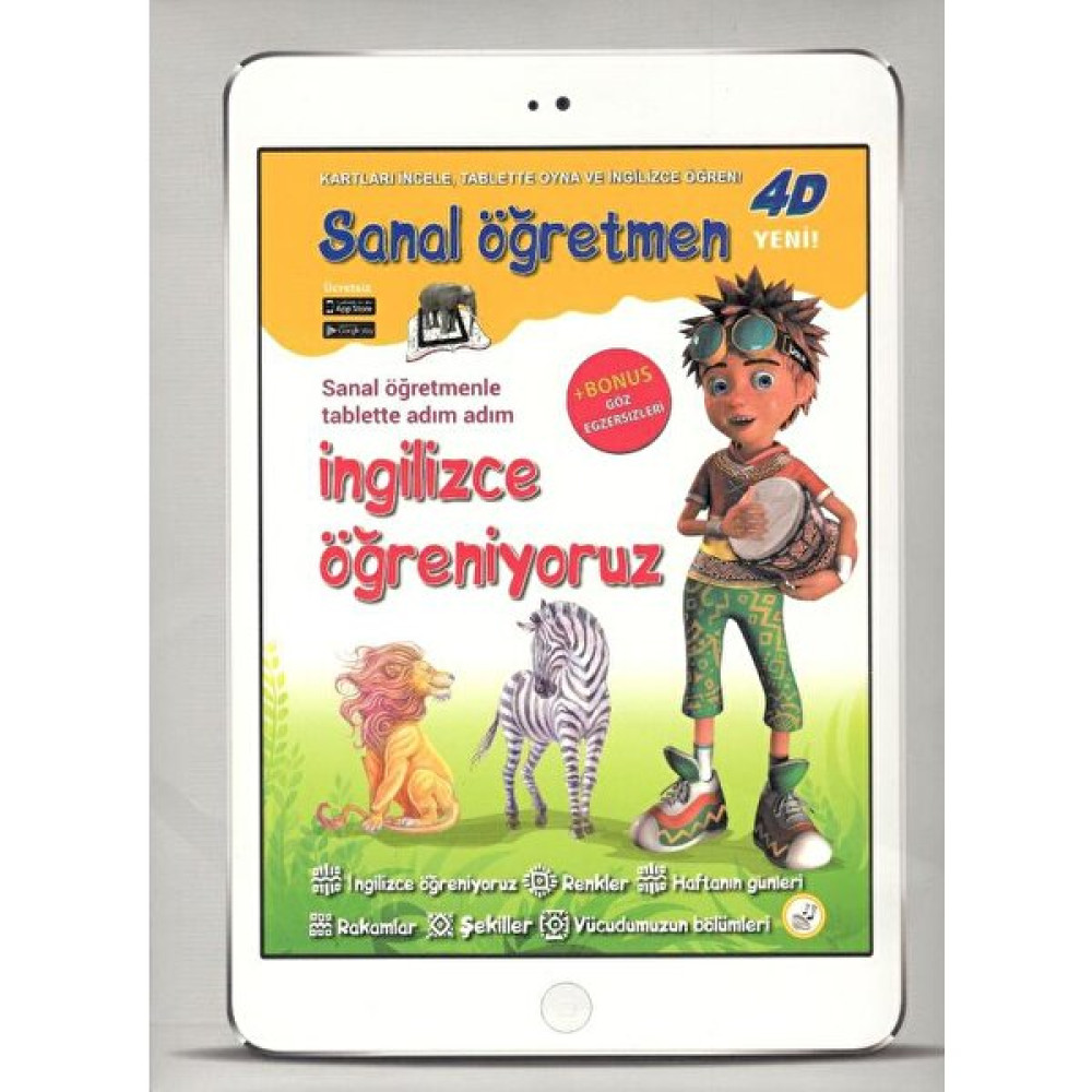 Sanal Öğretmen: İngilizce Öğreniyoruz Okul Öncesi Eğitici & Öğretici Kitaplar Fiyatı