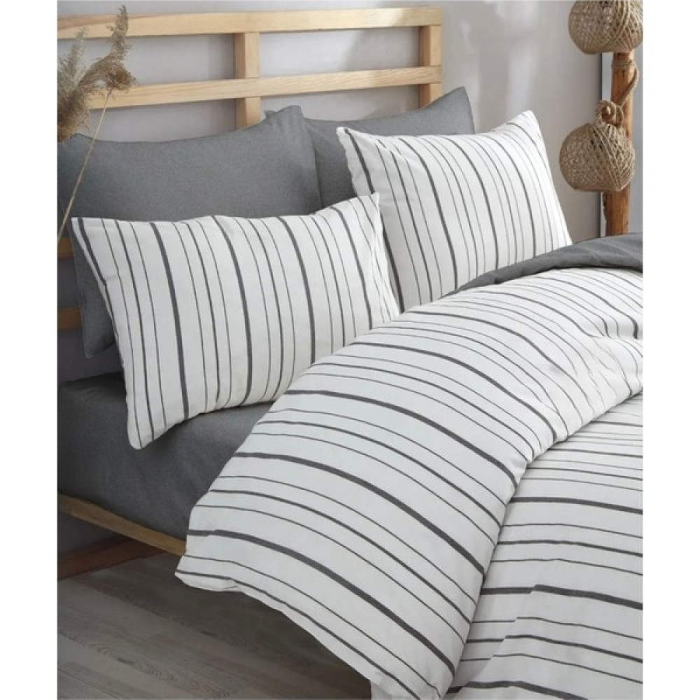Sanal Trend Home Çift Kişilik Pamuklu Nevresim Takımı Line ''200X220'' Çarşafsız - Renkli - 200 x 220 cm Nevresim Takımı Fiyatı