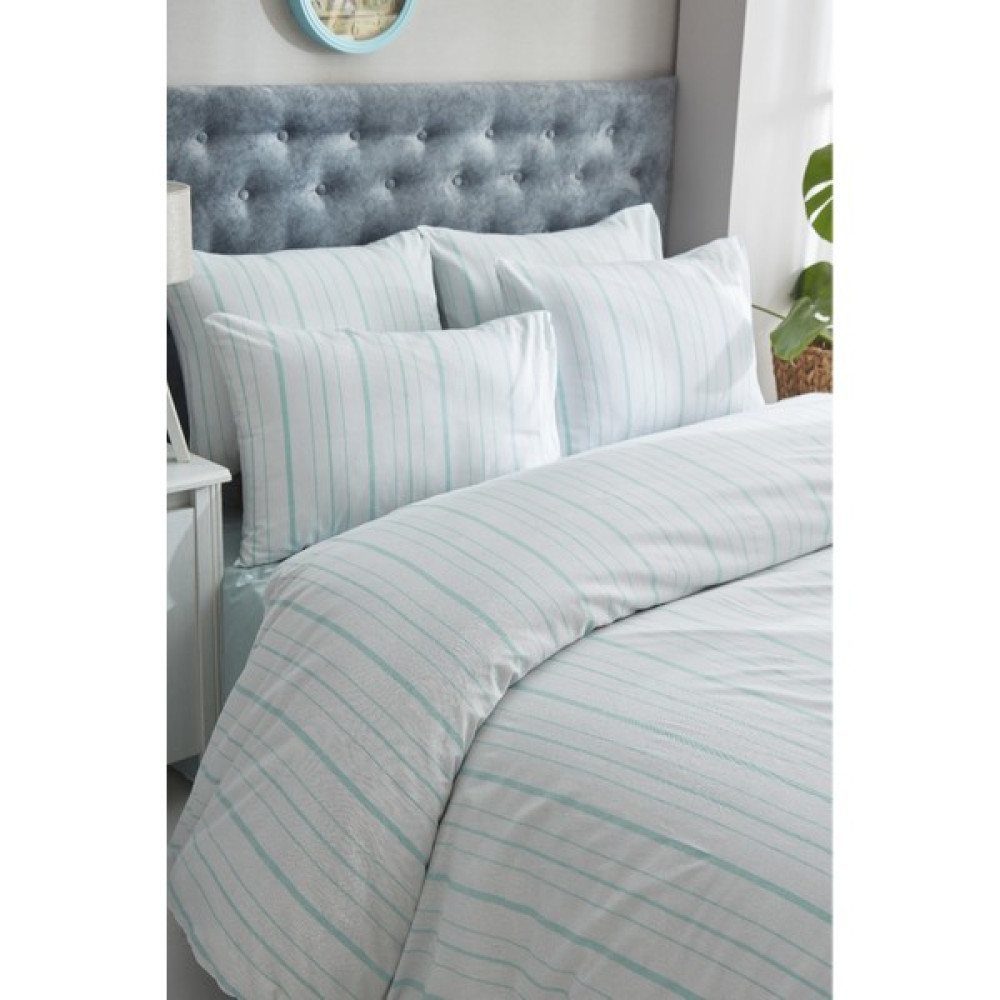 Sanal Trend Home Çift Kişilik Pamuklu Nevresim Takımı Simple ''200X220'' Çarşafsız - Yeşil - 200 x 220 cm Nevresim Takımı Fiyatı
