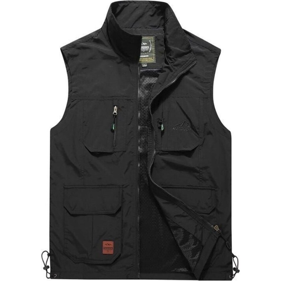 Sanalbolluk Içi Fileli Siyah Renk Outdoor Yazlık Yelek Diğer Fiyatı