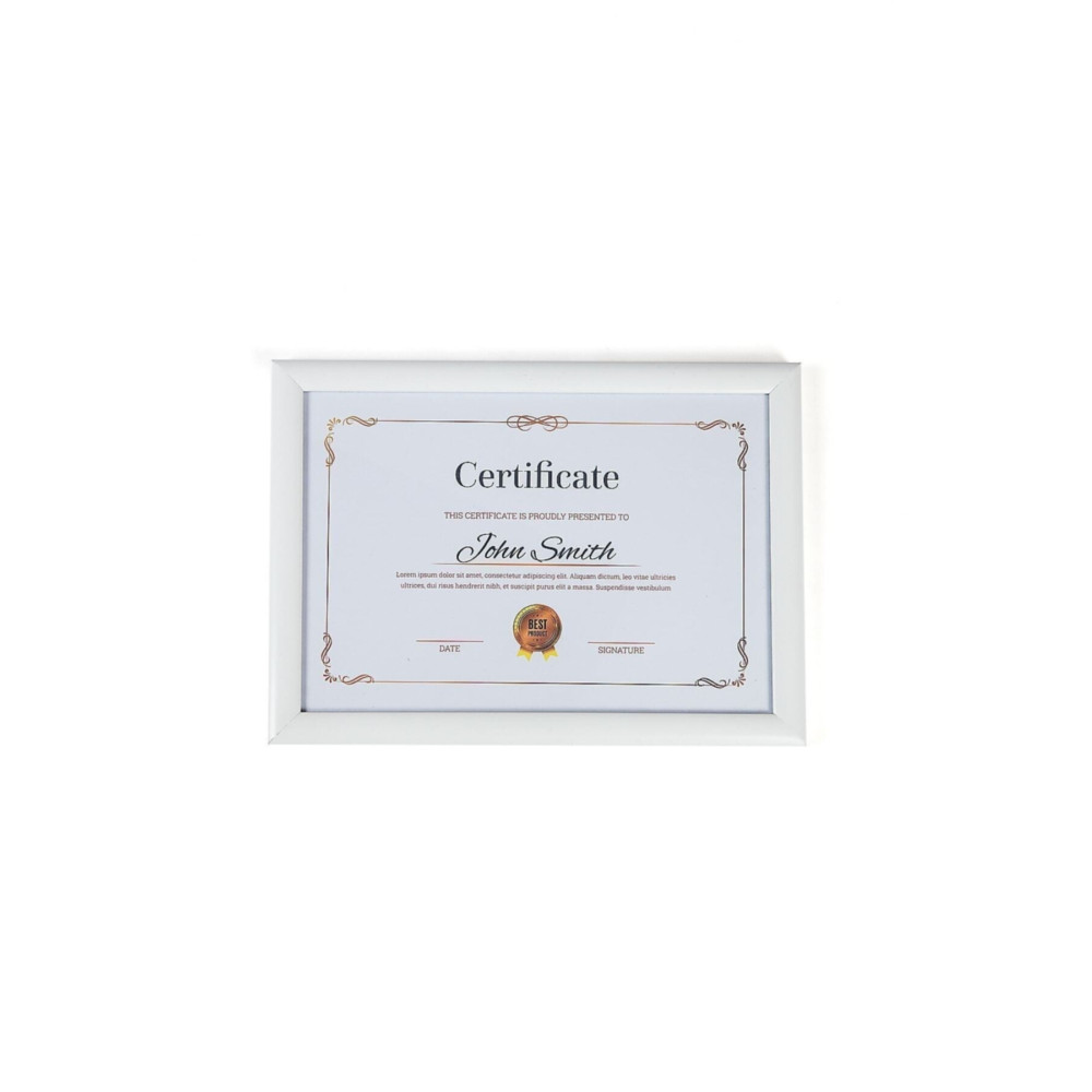 Sanat fotoğraf A4 Çerçeve Beyaz Kırılmaz Pvc Camlı 21x30 Sertifika Diploma Belge Fotoğraf Için Resim & Fotoğraf Çerçevesi Fiyatı