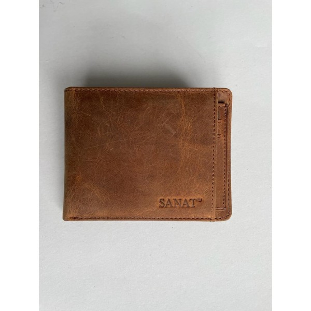 SANAT LEATHER SL-620 Hakiki Deri Bozuk Para Cepli / Kartlıklı Cüzdan Erkek Cüzdan Fiyatı