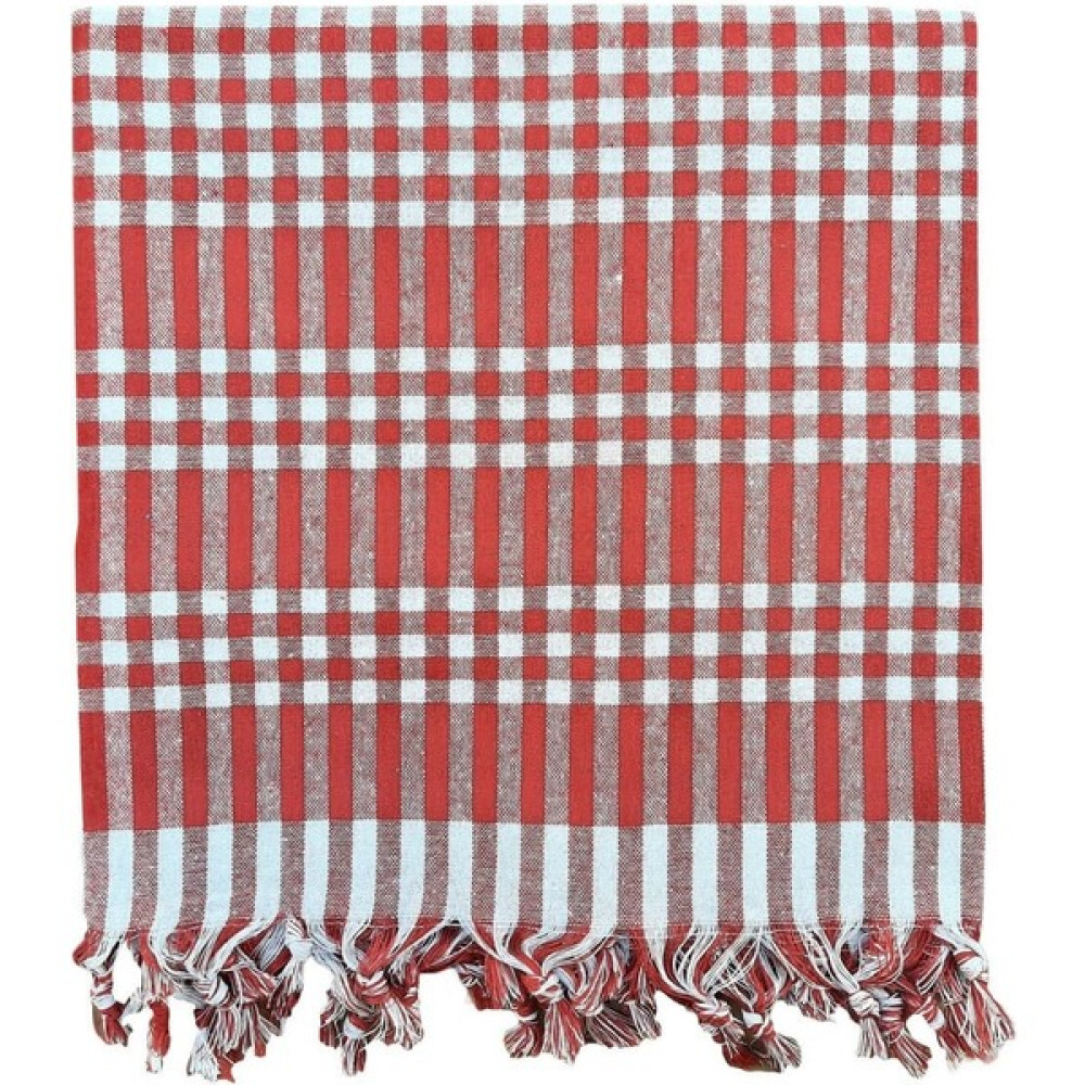 Sanatella 170 x 170 Pötikare Yer Sofra Bezi Piknik Masa Örtüsü Saçaklı - 170 x 170 cm - Bordo Masa Örtüsü Fiyatı