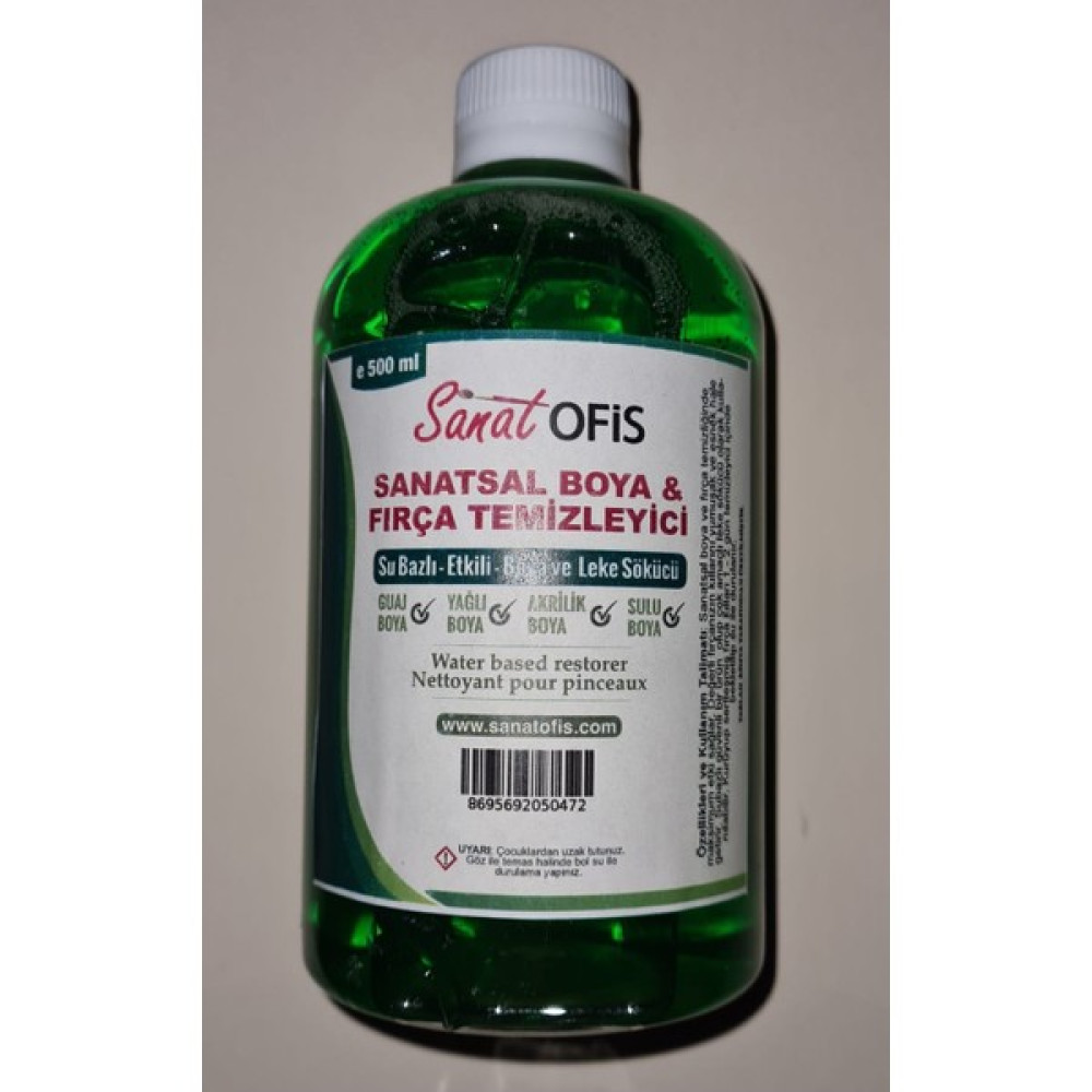 Sanatofis Boya ve Fırça Temizleme Sıvısı 500 ml Yardımcı Malzeme Fiyatı