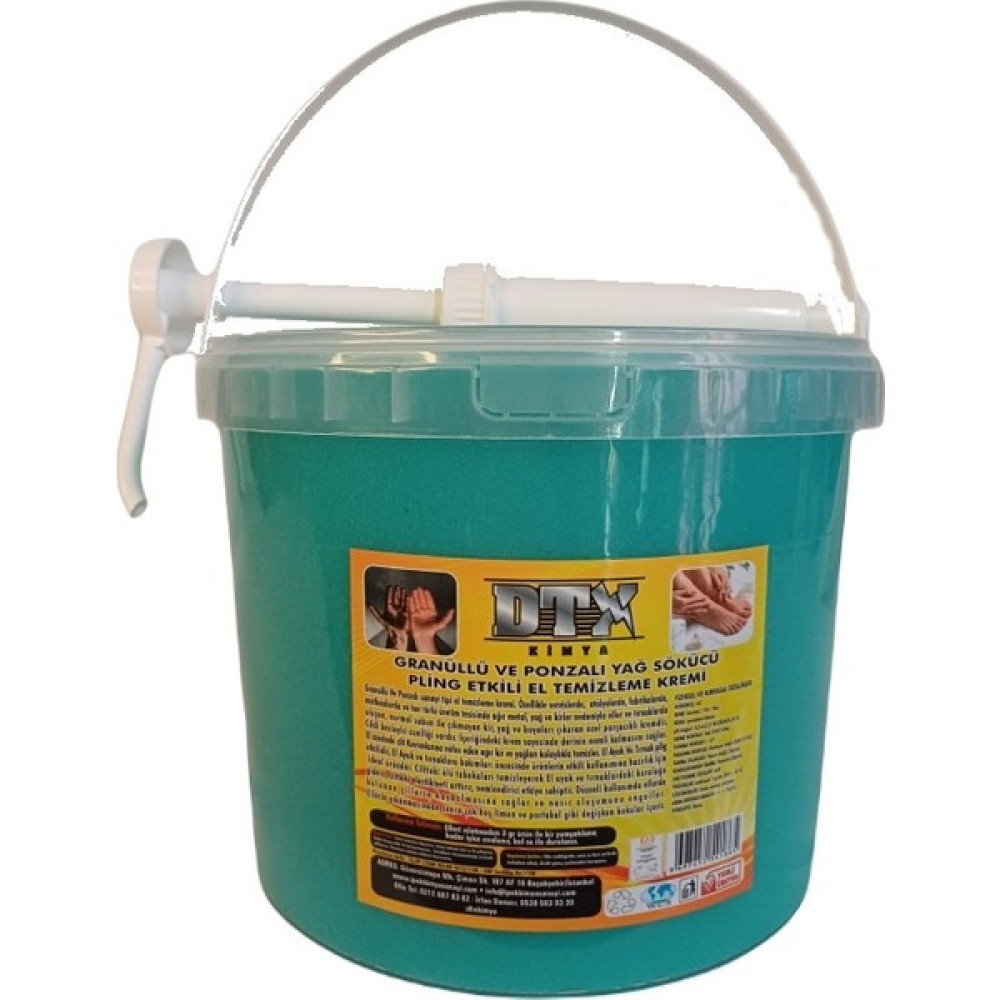 Sanayi Kimya Dtx Kimya Granüllü El Temizleme Sabunu Yumuşak Pompalı (Kremi) 5 kg Temizlik Malzemeleri Fiyatı