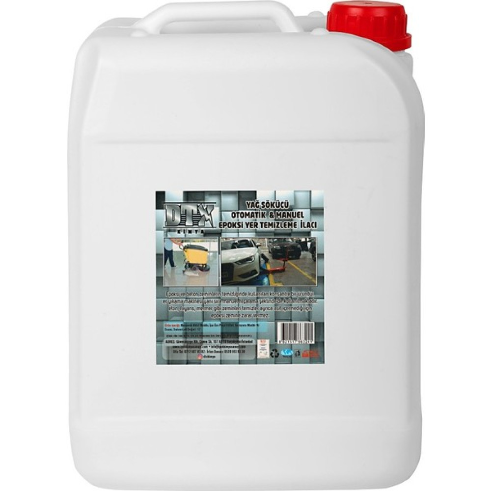 Sanayi Kimya Endüstriyel Epoksi Yer Temizleme Deterjanı 5 Litre Temizlik Malzemeleri Fiyatı