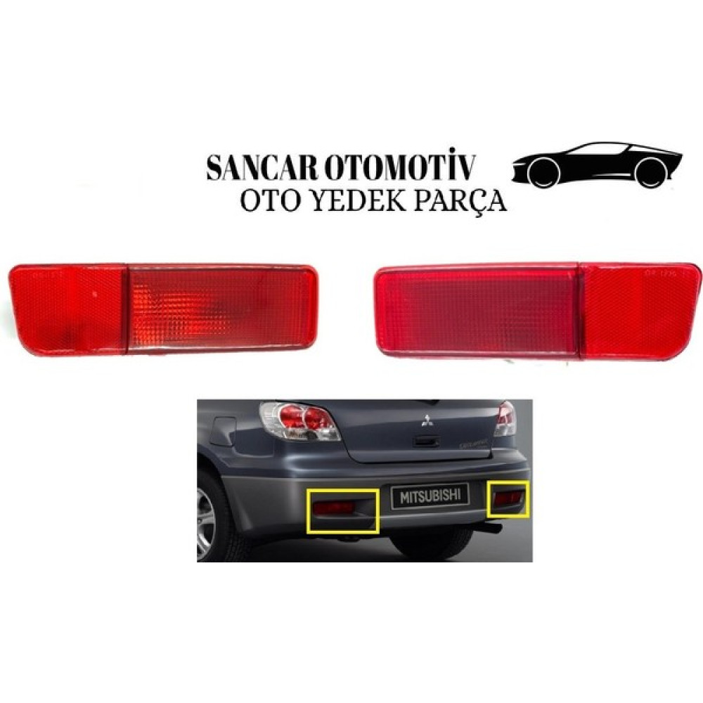 Sancar Auto Tampon Reflektörü Outlander 2001-2006 Arka Sol/sağ Takım 2 Adet Oto Boyaları Fiyatı