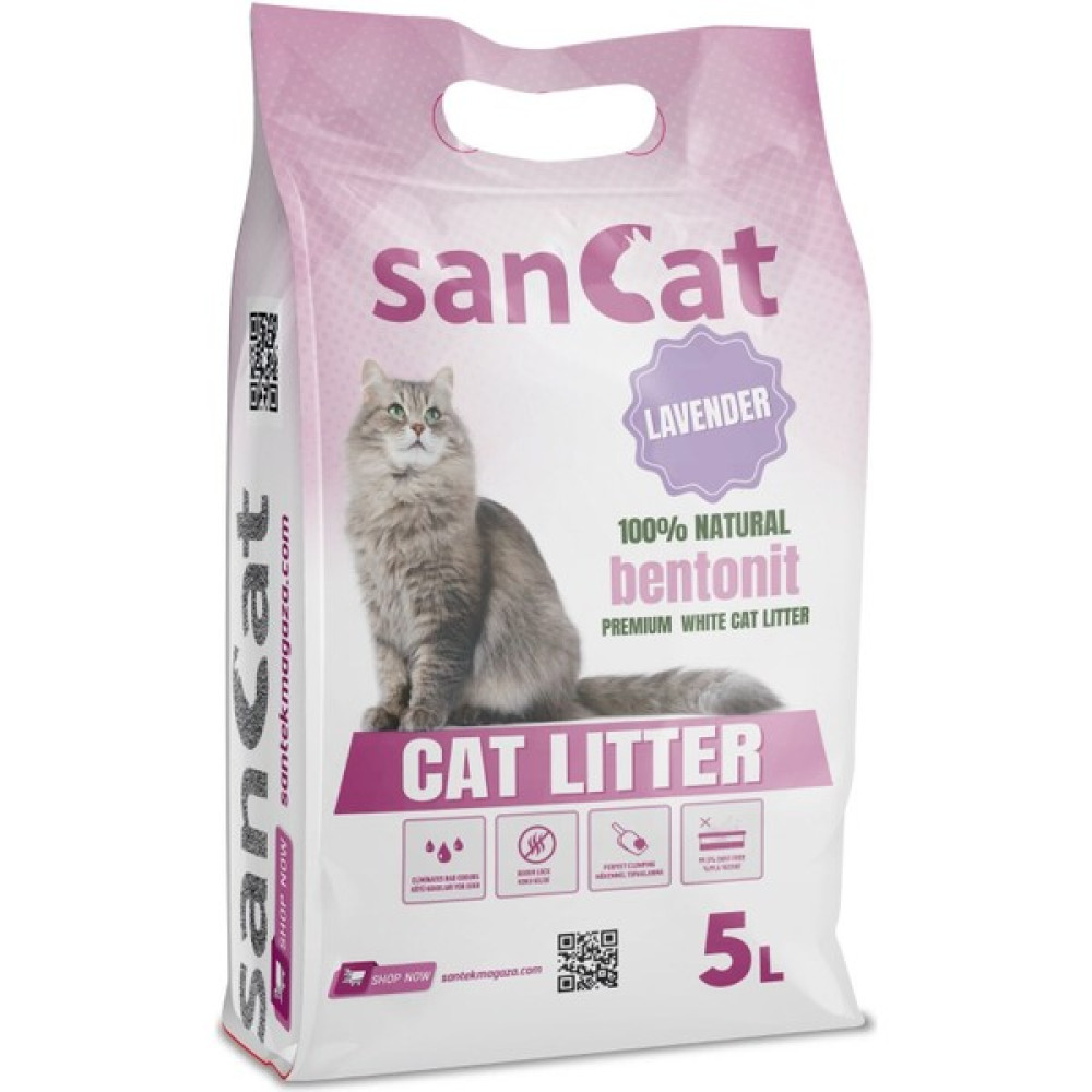 Sancat Lavanta Kokulu Premium Beyaz Kedi Kumu 5 Lt Evcil Hayvan Ürünleri Fiyatı