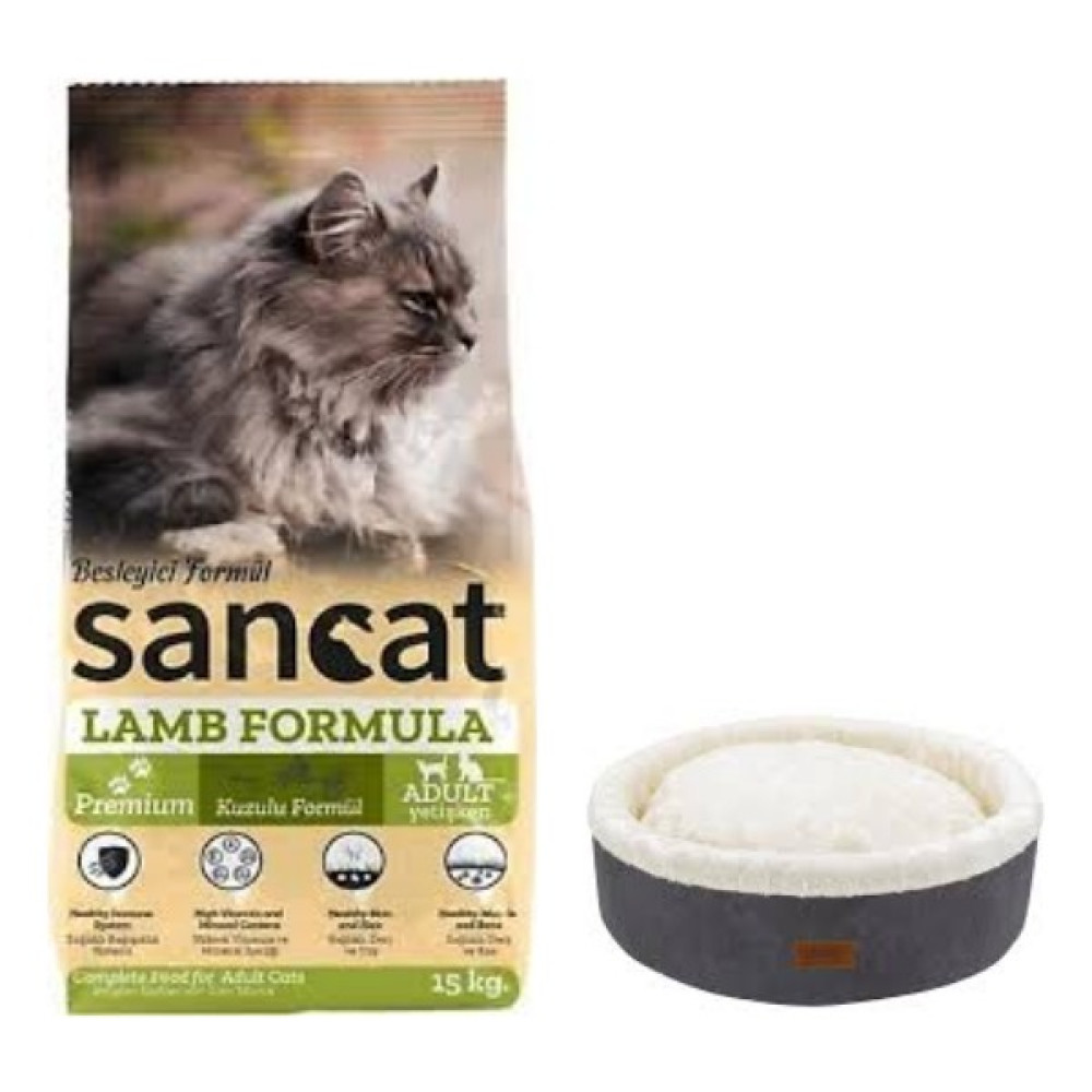 Sancat Premium Kuzulu Yetişkin Kedi Maması 15 Kg,gri Mia Donut Yatak Oto Boyaları Fiyatı