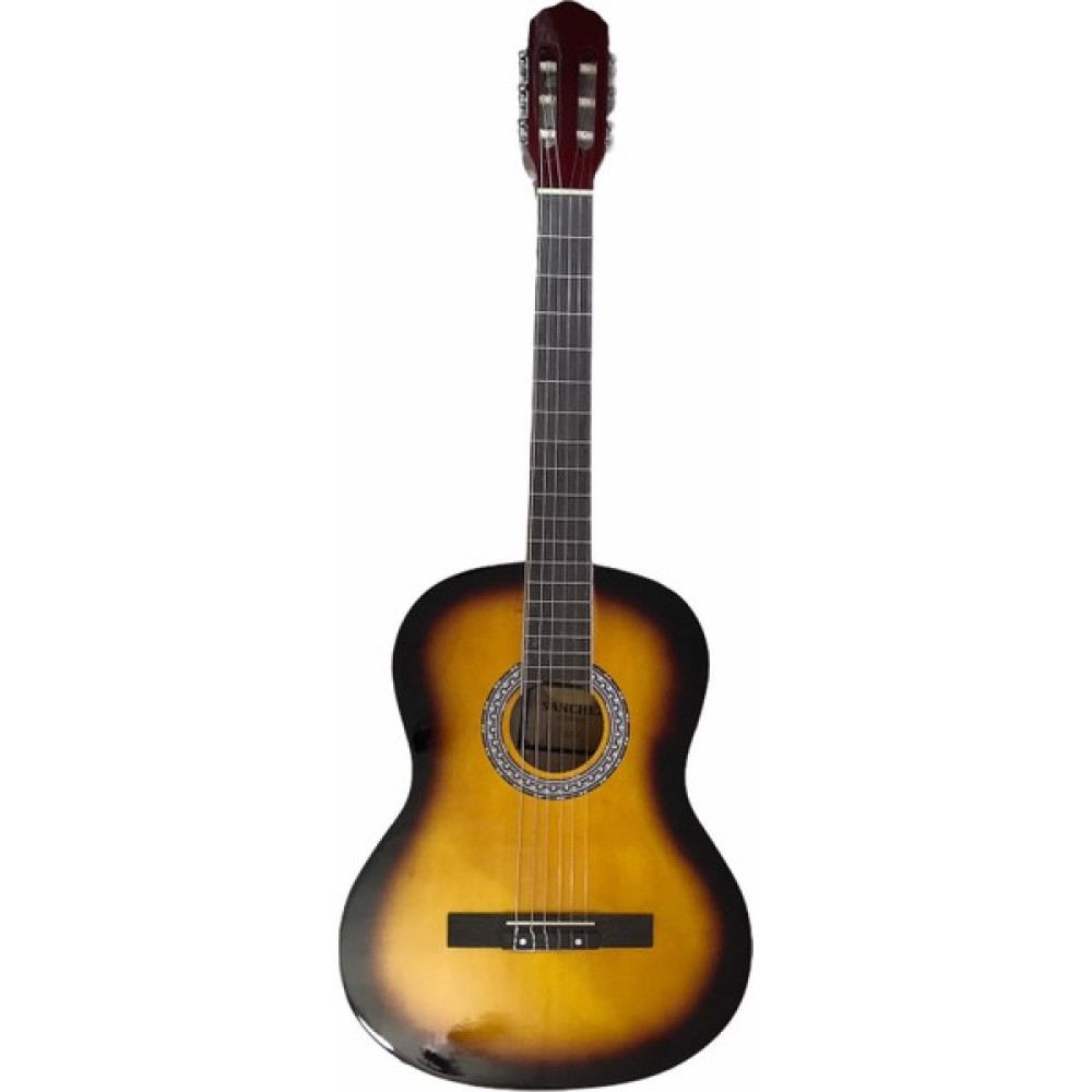 Sanchez 4/4 Sap Ayarlı Klasik Gitar Seti (Gitar-Kılıf-Metot-Pena) - Sunburst Klasik Gitarlar Fiyatı