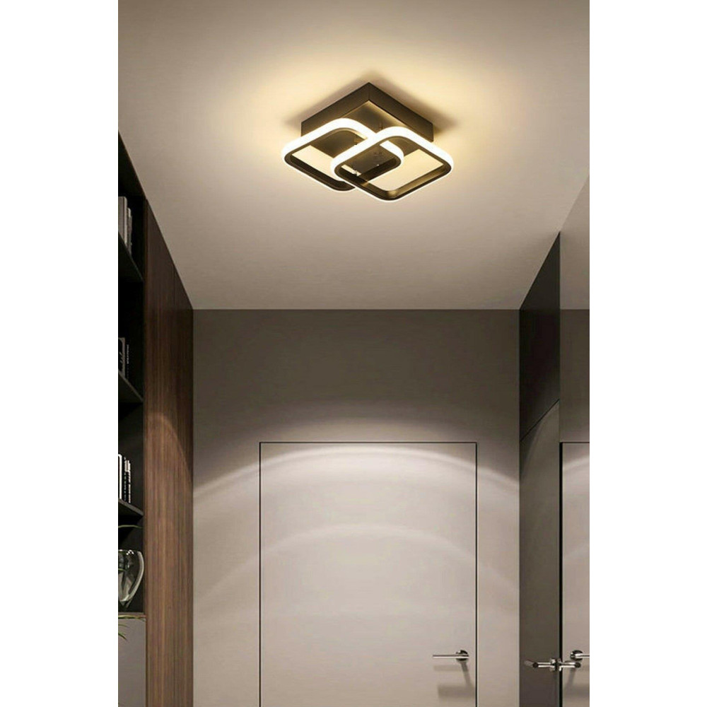 sanctum Avize Tokyo Siyah Kare Hol Koridor Giriş Günışığı Ledli Avize Avize Fiyatı