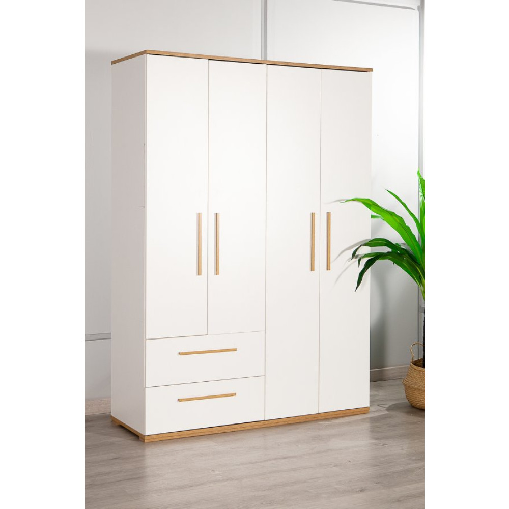 Sandalıe Eva 402 - 4 Kapakli 2 Cekmeceli Gardirop Gardrop & Dolap Fiyatı
