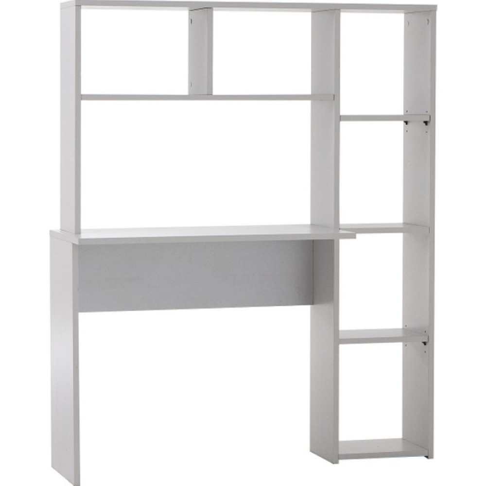 Sandalie Golden Kitaplıklı Çalışma Masası Bilgisayar Masası Ofis Ders Yemek Masası - Beyaz - 120x59 Çalışma Masası Fiyatı