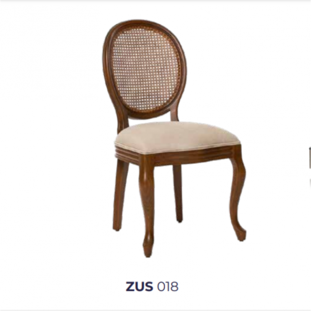 Sandalye St Zus018 19755 Madalyon Hasır Model Kayın Ayk Parlak Ceviz Krem El Yapı Yemek Odası Takımı / Seti Fiyatı