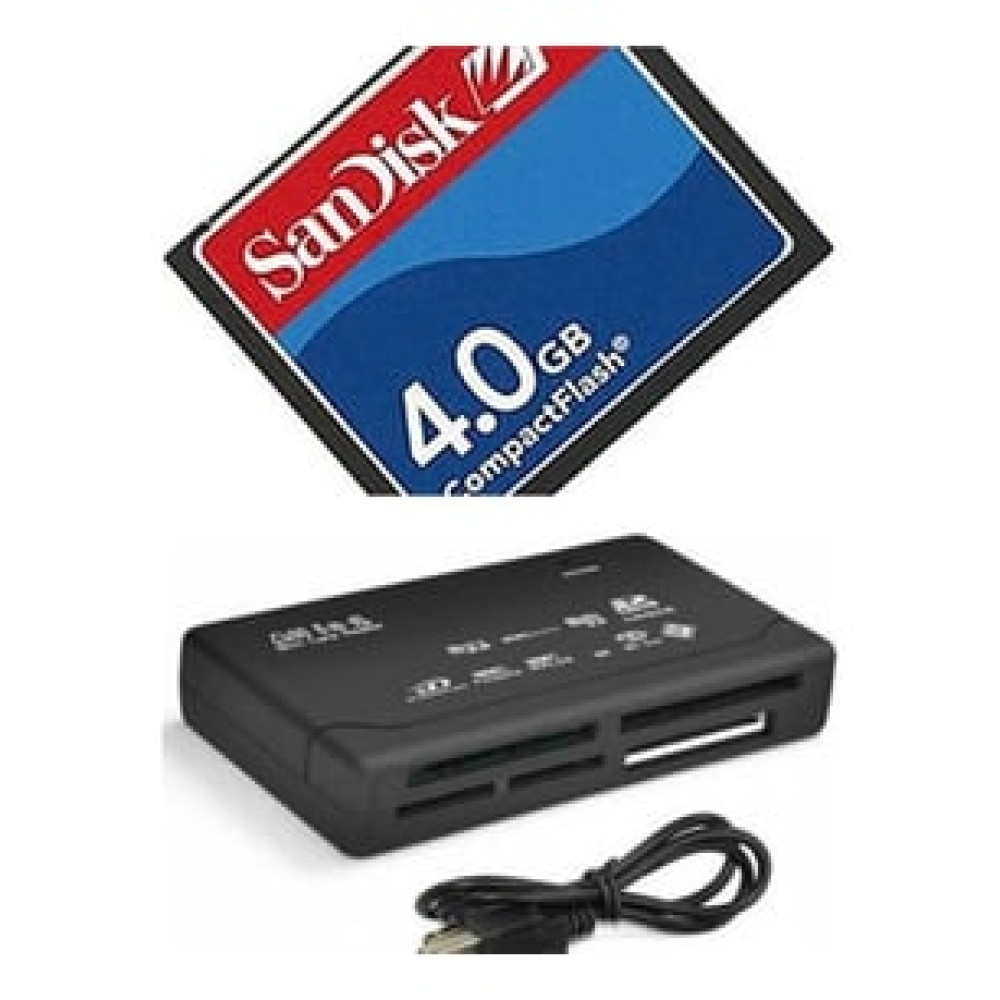 Sandisk 4 GB Compact Flash Hafıza Kartı - USB 2.0 Cf Kart Okuyucu Kaset & Depolama Ürünleri Fiyatı