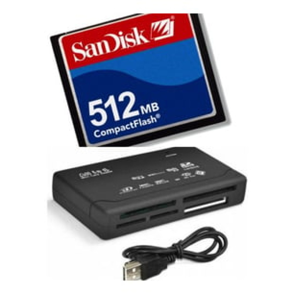 Sandisk 512 MB Compact Flash Hafıza Kartı - USB 2.0 Cf Kart Okuyucu Kaset & Depolama Ürünleri Fiyatı