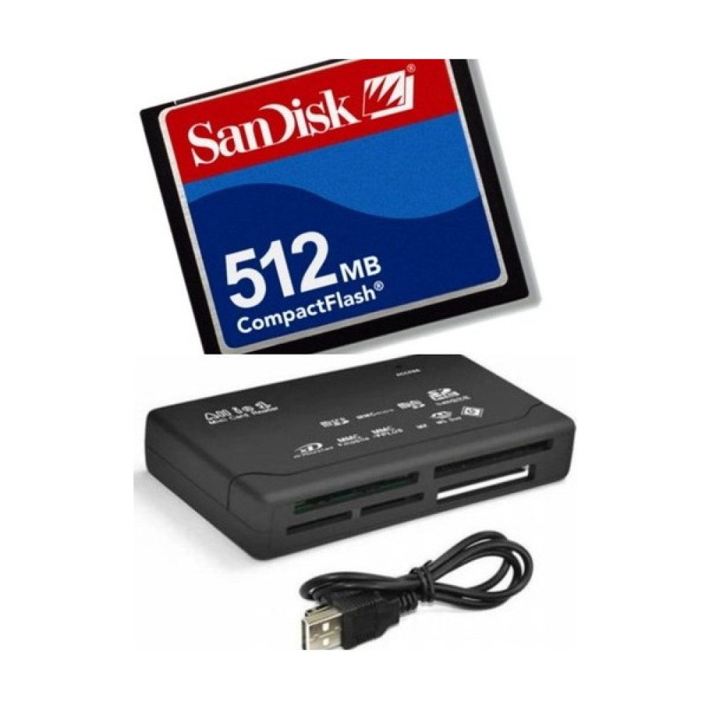 Sandisk 512 MB Compact Flash Hafıza Kartı - USB 2.0 Çoklu Kart Okuyucu Oto Boyaları Fiyatı
