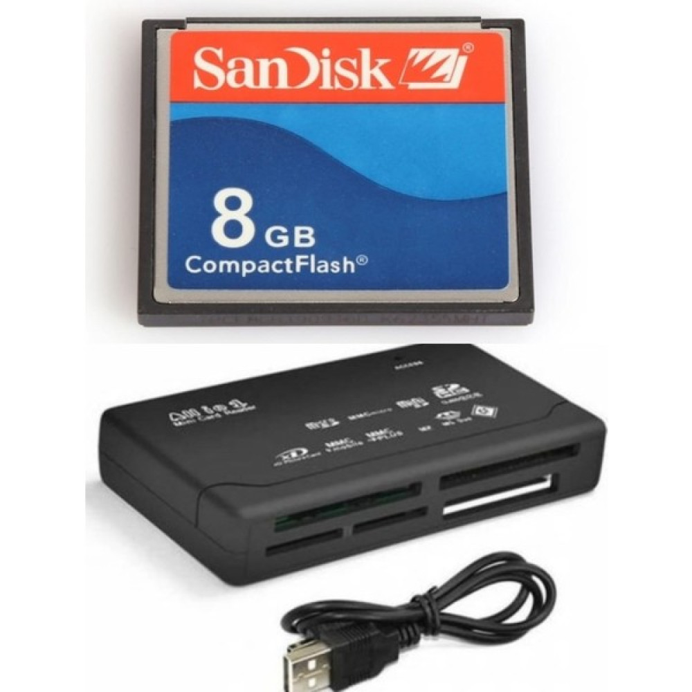 Sandisk 8 GB Compact Flash Hafıza Kartı - USB 2.0 Cf Kart Okuyucu Hafıza Kartları Fiyatı