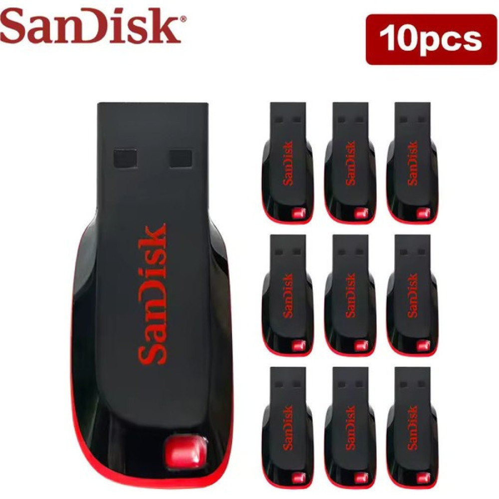 Sandisk Cruzer Blade 32 GB 10 Adet 2.0 USB Flash Bellek Oto Boyaları Fiyatı