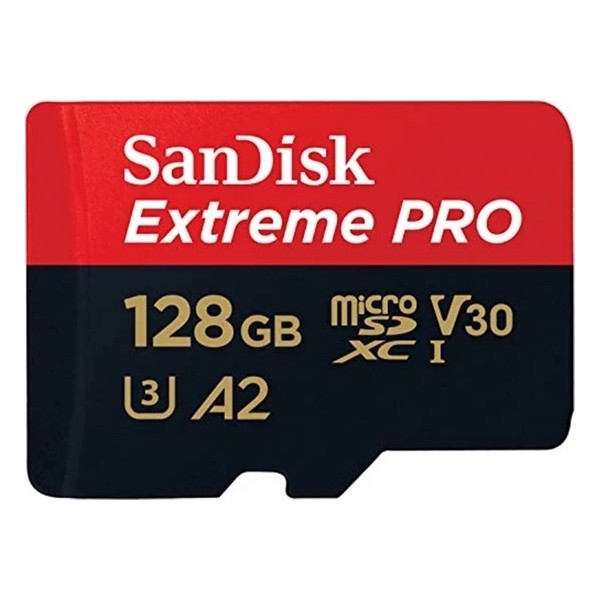 Sandisk Extreme Pro 128 GB MicroSDXC Hafıza Kartı 200 Mb/sn Hız ve UHS-I Sertifikası ile - KIRMIZI-SİYAH Hafıza Kartları Fiyatı