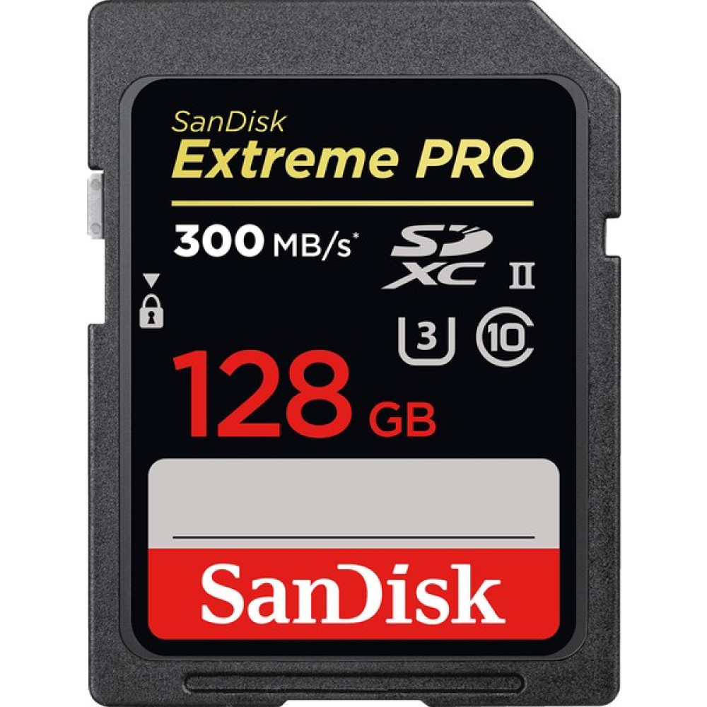 SanDisk Extreme Pro 128GB 300MB/s Class 10 UHS-II SDHC Hafıza Kartı SDSDXPK-128G-GN4IN Hafıza Kartları Fiyatı