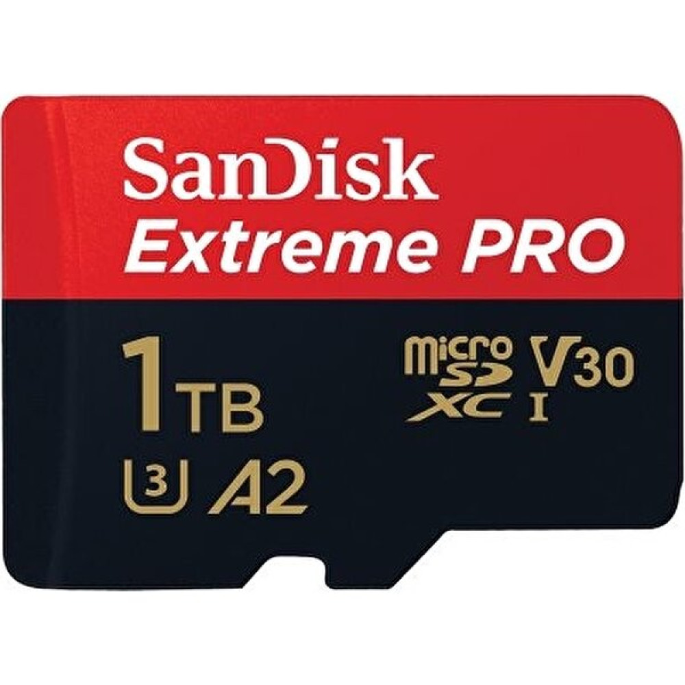 SanDisk Extreme Pro 1TB 170MB/s A2 C10 V30 UHS-I U3 microSDXC Hafıza Kartı + Adaptör (SDSQXCZ-1T00-GN6MA) Hafıza Kartları Fiyatı