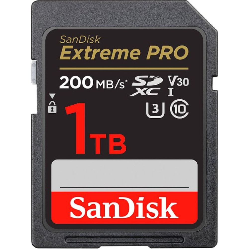 SanDisk Extreme Pro 1TB 200/140MB/s SDXC V30 UHS-I U3 Hafıza Kartı SDSDXXD-1T00-GN4IN Hafıza Kartları Fiyatı