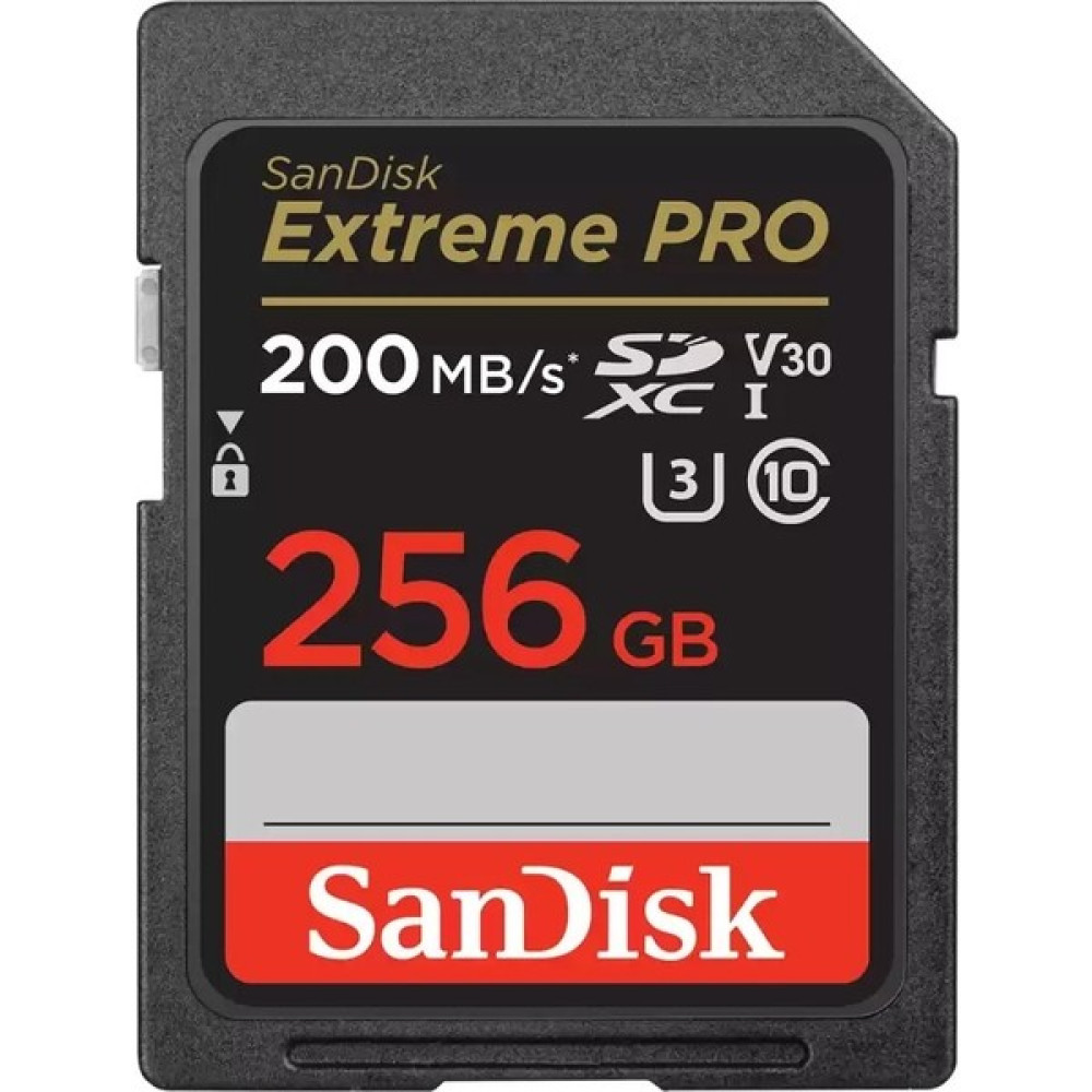 Sandisk Extreme Pro 256GB 200/140MB/S Sdxc V30 Uhs-I U3 Hafıza Kartı SDSDXXD-256G-GN4IN Hafıza Kartları Fiyatı