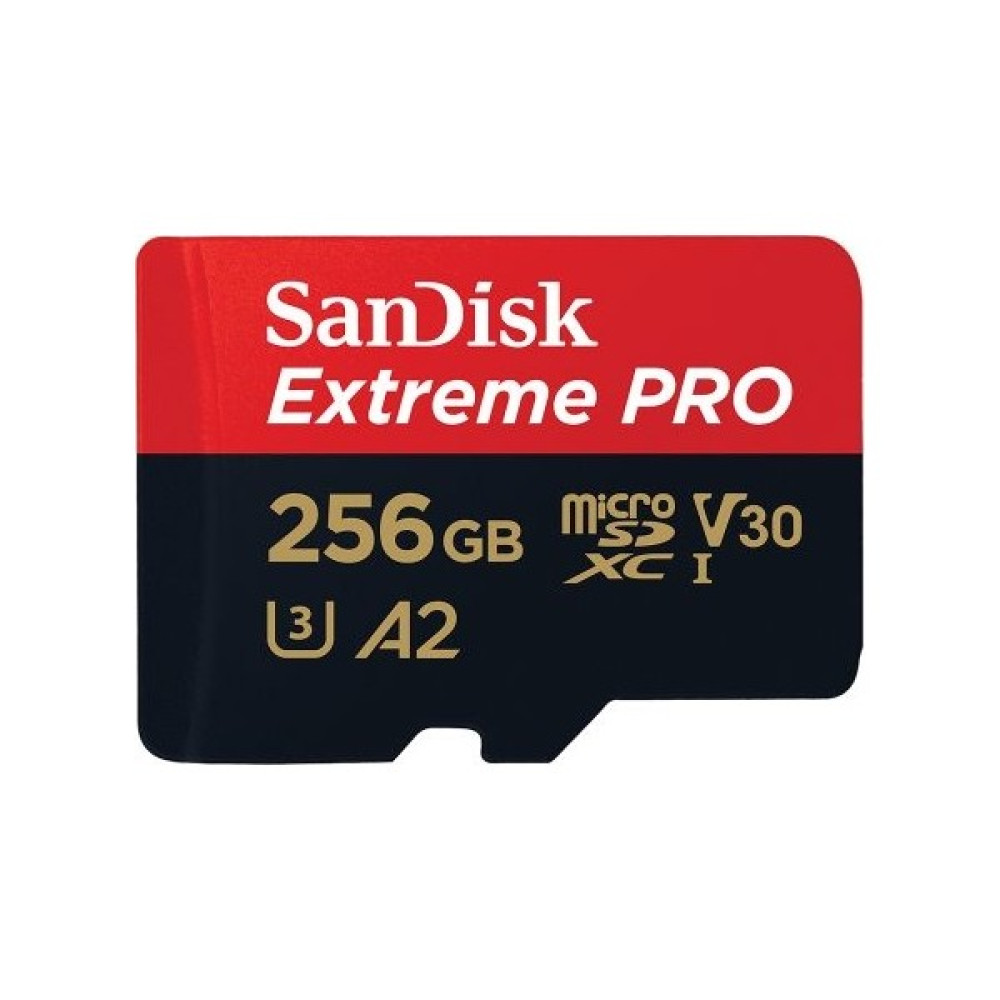 SanDisk Extreme Pro 256GB Micro SDXC UHS-I U3 A2 V30 Hafıza Kartı SDSQXCZ-256G-GN6MA Hafıza Kartları Fiyatı