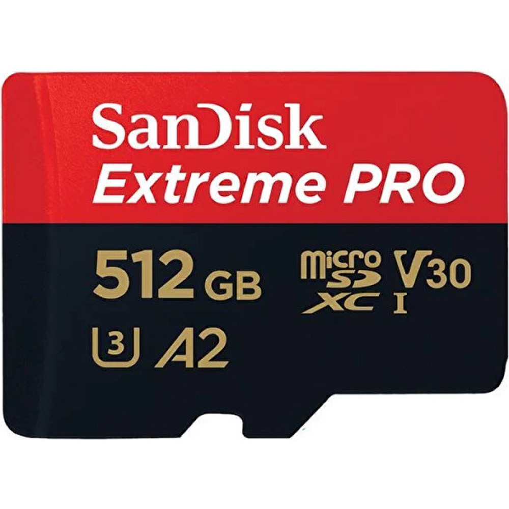 Sandisk Extreme Pro 512GB 200/140MB/S Microsdxc Uhs-I A2 V30 Adaptörlü Hafıza Kartı SDSQXCD-512G-GN6MA Hafıza Kartları Fiyatı