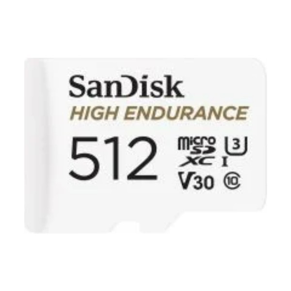 Sandisk High Endurance 512GB 100/40MB/S Microsdxc C10 V30 Adaptörlü Hafıza Kartı SDSQQNR-512G-GN6IA Hafıza Kartları Fiyatı