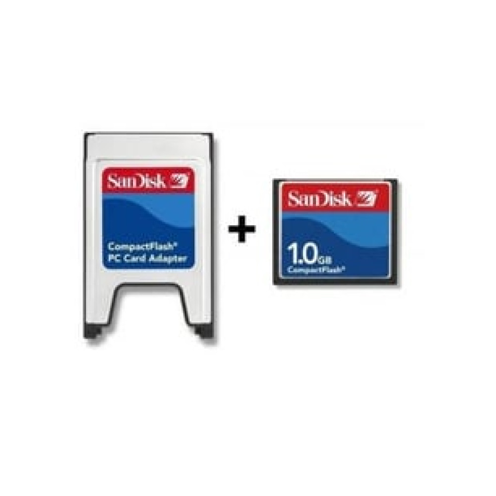 Sandisk PCMCIA-CF Adaptör + 1GB CF Kart Kaset & Depolama Ürünleri Fiyatı