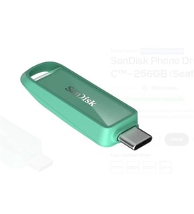 Sandisk SDIXS0N-256G-GN6NQ 256GB Phone Drive with USB-C-128GB (Seafoam Green) Flash Bellek USB & Firewire Ürünleri Fiyatı