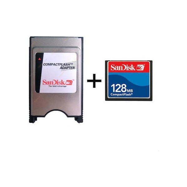 Sandisk SND128 128 MB Compact Flash Hafıza Kartı+Compact Flash Adatör Diğer Fiyatı