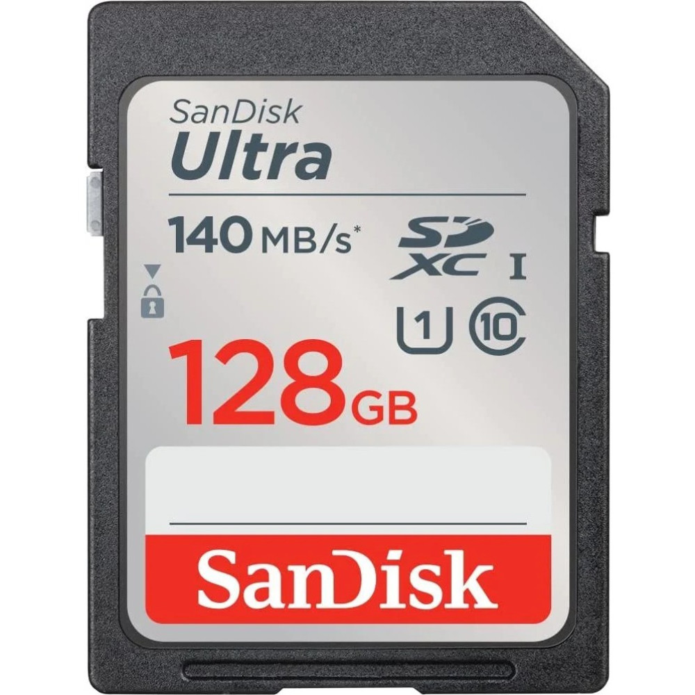 Sandisk Ultra 128GB 140MB/S Sdhc/sdxc Class 10 Uhs-I Hafıza Kartı SDSDUNB-128G-GN6IN Hafıza Kartları Fiyatı
